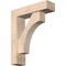 Ekena Millwork Westlake Block Smooth Bracket w/ Offset Brace, Douglas Fir, 5 1/2"W x 20"D x 24"H BKT0604X20X24WTL05SDF - alternate 1
